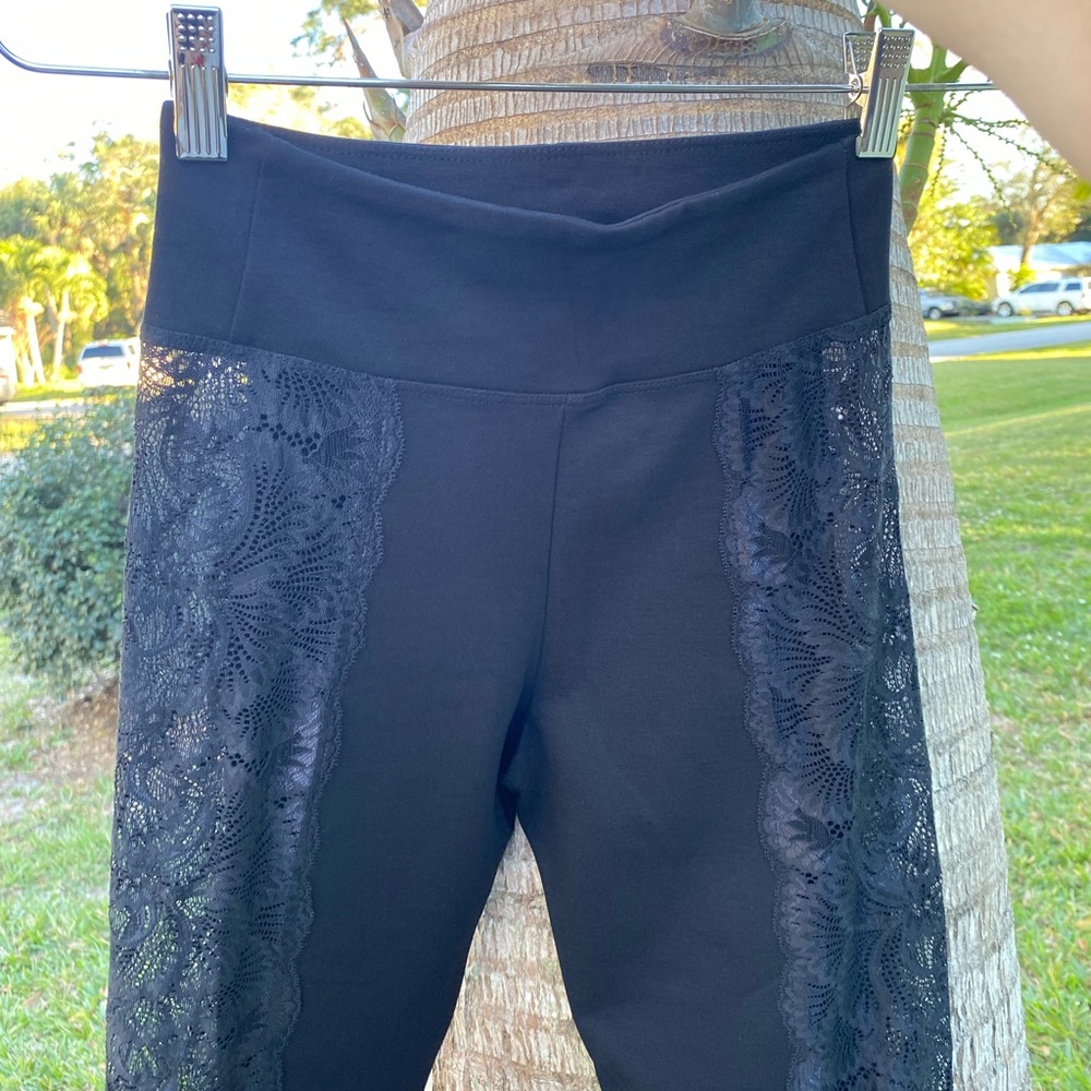Black Lace RARE Lace Leggings - Picture 10 of 14